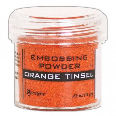 Embossing Powder - Orange Tinsel