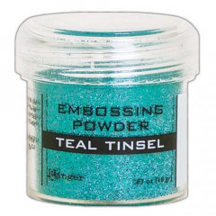 Embossing Powder - Teal Tinsel