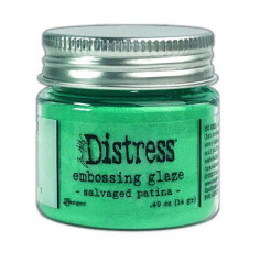 Tim Holtz Distress Embossing Glaze - Salvaged Patina