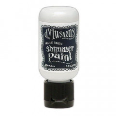 Dylusions SHIMMER Paint - White Linen