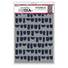 Dina Wakley Media Stencils - Bumps