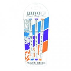 Nuvo Brush Script Pens - Mandala Infusion