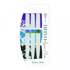 Nuvo Aqua Flow Pens - Winter Skies