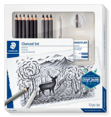 Mars Lumograph Charcoal Set