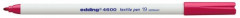 edding-4600 textile pen karminrot