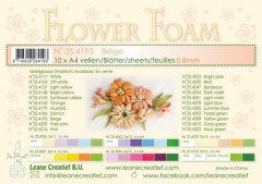 LeCrea Flower Foam Blätter - Beige