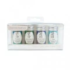 Nuvo Pure Sheen Glitter Set - Peacock Feathers