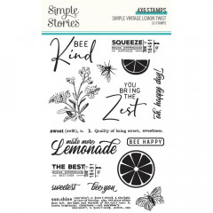 Simple Stories Clear Stamps - Lemon Twist