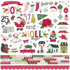 Simple Stories Holly Days 12x12 Collectors Essential Kit