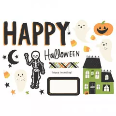 Simple Pages Page Pieces - Happy Halloween