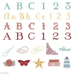 Cricut Font Cartridge - Anna Griffin Soiree Lettering