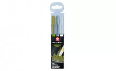 Gelly Roll Metallic Shine Set - Gold, Silber, Weiß
