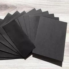 Graphic 45 Cards and Envelopes Black