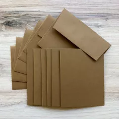 Graphic 45 Cards and Envelopes Kraft