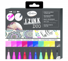 Aladine Izink Duo Brush Lettering Set