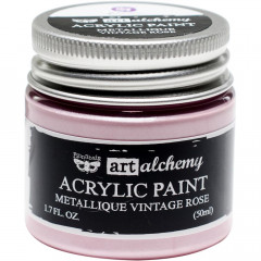 Art Alchemy Metallique Acrylic Paint - Vintage Rose