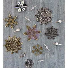 Mechanicals Metal Embellishments - Winter Trinkets