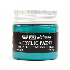 Art Alchemy Metallique Acrylic Paint - Mermaid Teal