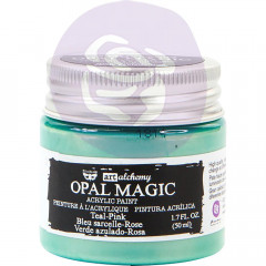 Alchemy Opal Magic Acrylic Paint - Teal-Pink