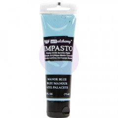 Finnabair Art Alchemy Impasto Paint - Manor Blue