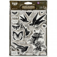 Finnabair Cling Stamps - Wild and Free