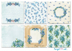 Forget-Me-Not 8x8 Paper Pack