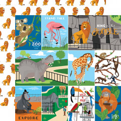 Zoo Adventure 12x12 Collection Kit