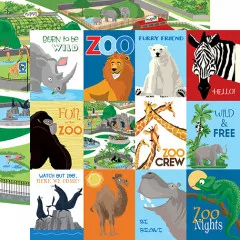 Zoo Adventure 6x6 Paper Pad