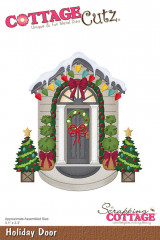 Cottage Cutz Die - Holiday Door