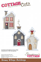 Cottage Cutz Die - Snowy Village Buildings