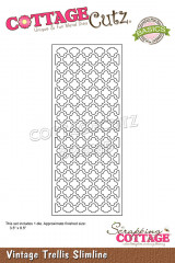 CottageCutz Slimline Dies - Vintage Trellis