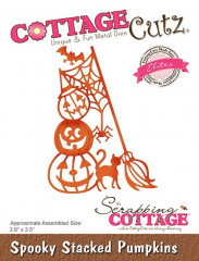 CottageCutz Dies - Spooky Stacked Pumpkins