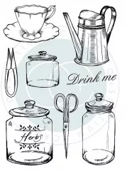 Clear Stamps - The Herbarium Utensils