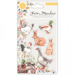 Clear Stamps - Farm Meadow Animals