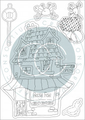 Clear Stamps - Sandy Paws Fresh Fish