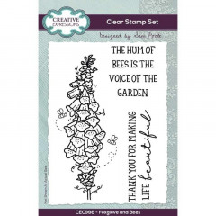 Clear Stamps - Sam Poole Foxglove and Bees