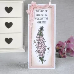 Clear Stamps - Sam Poole Foxglove and Bees