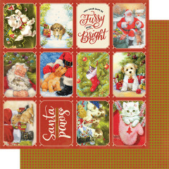 Christmas Greetings 12x12 Paper Pad