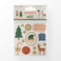 Naughty or Nice Foam Sticker