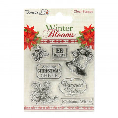 Clear Stamps -  Winter Blooms Holly and Bells