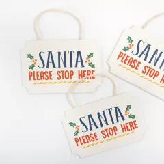 Naughty or Nice Hanging Sentiment Toppers