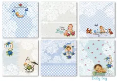 Baby Boy 8x8 Paper Pack