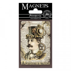 Stamperia Magnet - Man, Voyages Fantastiques