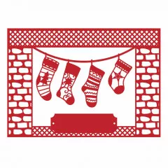 Christmas Craft a Card Die - Stockings