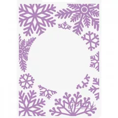 Gemini Embossing Folder - Snowflake Kisses