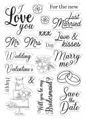 Gemini Clear Stamps and Die - Love and Marriage