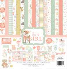 Its A Girl 12x12 Collection Kit