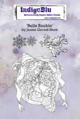 Rubber Stamps - Bells Bauble