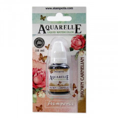 Stamperia Aquarelle Watercolor - Brown Carnelian