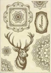 Stamperia Wooden Shapes - Cosmos Deer